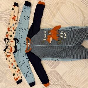 Gerber baby footed pjs